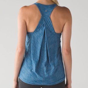 Lululemon Essential Tank Size 10 Heathered  Blue